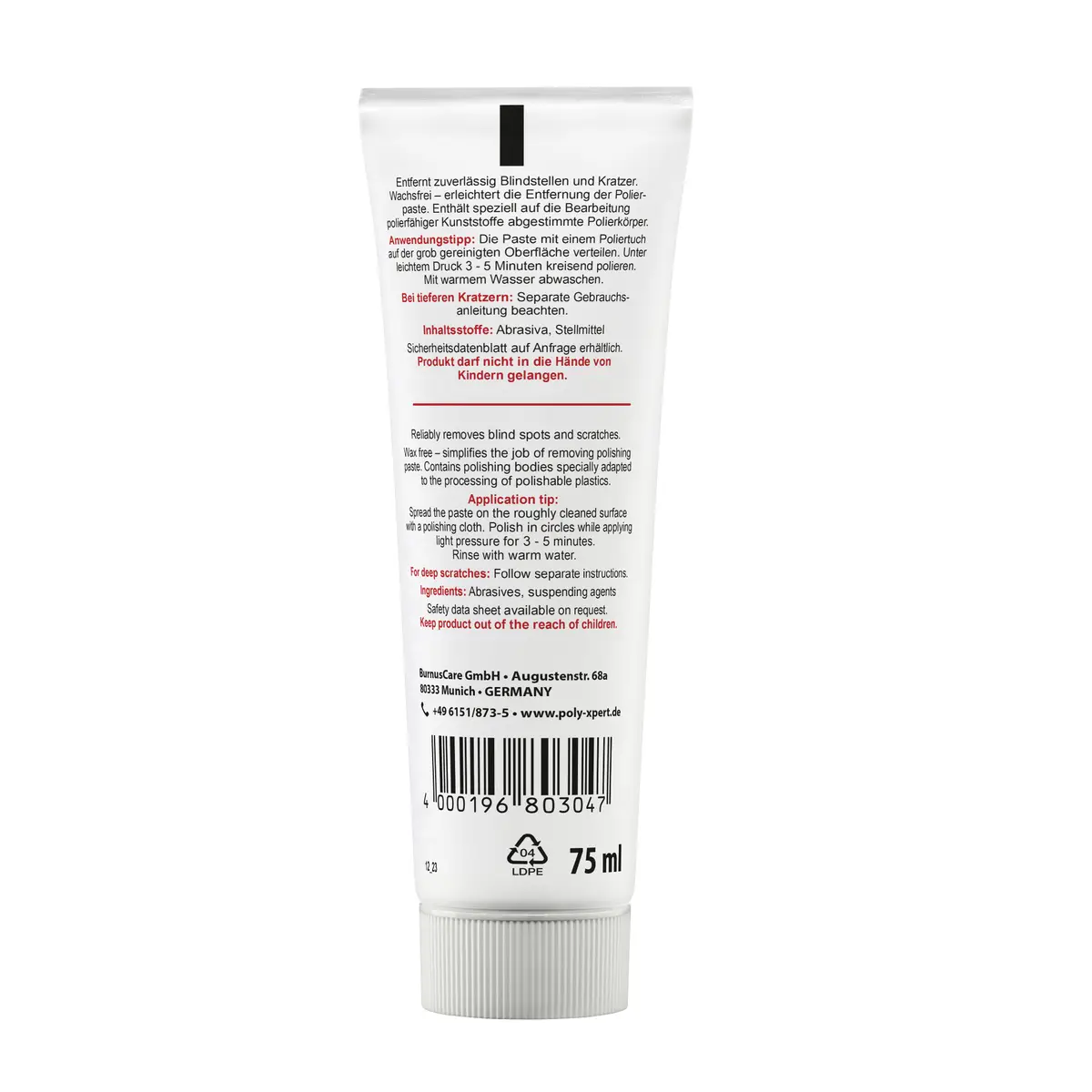 Acrylglas Polier + Repair Paste – Polieren & Reparatur (Bild 8)
